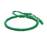 Genérico Mensajes Piedras Joyería Pulsera Adjustable Woven Rope Knot Pulseras Para Hombre Mujer Ancho Pulsera Y Joyería, talla única, Nankan Wire, No es una piedra preciosa