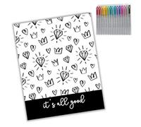 Genérico Mental Health Mood Journal - Track your Moods & Relieve Anxiety, 90 Day Guided Anxiety & Mood Tracker for Self-Care, Daily Emotional Gratitude & Stress Management Journal (#C)