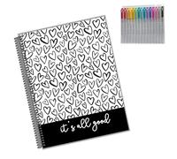 Genérico Mental Health Mood Journal - Track your Moods & Relieve Anxiety, 90 Day Guided Anxiety & Mood Tracker for Self-Care, Daily Emotional Gratitude & Stress Management Journal (#B)