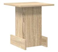 Genérico Mesa auxiliar madera de ingeniería 35,5 x 35 x 40 cm | Almacenamiento con estantes, diseño minimalista para sala de estar, fácil mantenimiento