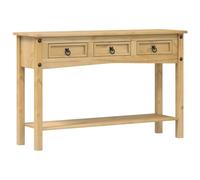 Genérico Mesa Consola Corona 114x34,5x73 cm Madera Maciza de Pino,Mobiliario,Mesas,Mesas Decorativas,Mesas auxiliares-4005666