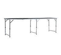 Genérico Mesa de Beer Pong Plegable Negro 240 cm,Arte y Ocio,Fiestas y Celebraciones,Productos para Fiestas,Juegos para Beber,Beer Pong,Mesas de Beer pong-48188