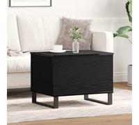 Genérico Mesa de Café Roble Negro 60 x 44.5 x 45 cm Madera contrachapada,Mobiliario,Mesas,Mesas Decorativas,Mesas de Centro,Negro,15.55 KG,862967