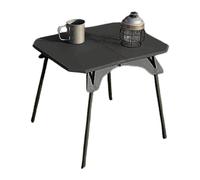 Generico Mesa de camping - Plegable Stand | Mesa de picnic plegable | Mesa de pícnic ajustable para exteriores Backyard Picnic Small Folding Grill Table With Removable Legs