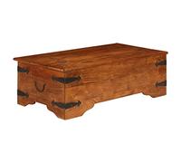 Genérico Mesa de Centro Madera Maciza Acacia Acabado Miel 110x55x35 cm,Mobiliario,Mesas,Mesas Decorativas,Mesas de centro-245654
