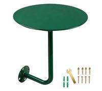 Genérico Mesa de Centro Redonda montada en la Pared, Mesa Auxiliar pequeña para cafetería o Tarjetero, 30/35/40/45/50cm, diseño Compacto Ideal para Espacios limitados, Escritorio Flotante(Green,30cm)