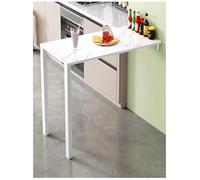 Genérico Mesa de Comedor Plegable montada en la Pared, Escritorio de Oficina Invisible for Cocina, Sala de Estar, Dormitorio, Comedor, Ahorro de Espacio(Color1,76.5x40x70cm/30x15.6x27.3in)