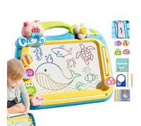 Generico Mesa de dibujo magnética para niños, mesa de dibujo magnético para niños - Bloque para mesa de Doodle de dibujos animados con 2 bolígrafos | Pizarra para grafiti de
