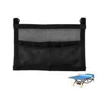 Generico Mesa de tenis - Under Table Mesh Large Capacity | | Table Tennis Storage Pouch With Straps 40x25cm For Home Gym Game Room Wall Desk Tournament