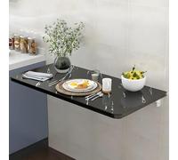 Genérico Mesa Plegable Ajustable para Oficina y hogar, Mesa de Comedor Sencilla, Escritorio Plegable, Mesa de Estudio de Pared Que Ahorra Espacio, Escritorio de computadora Plegable versátil para com
