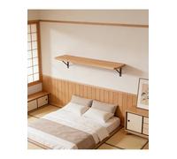 Genérico Mesa Plegable de Pared, extensión de mostrador de Cocina, Estante de Pared Plegable, Mesa Flotante Que Ahorra Espacio for el hogar, Cocina, Sala de Estar(Wood,700x300mm/27.6x11.8in)