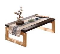 Genérico Mesa Plegable Japonesa portátil - Mesa Baja de Madera Plegable para Picnic y té, Ideal para Acampar y Actividades al Aire Libre - Mesa de Centro versátil para desayunos y refrigerios (70 x 4