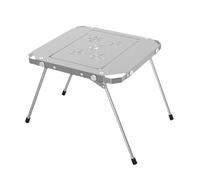 Genérico Mesa Plegable Portátil de Camping - Herramienta de Cocina Ligera y Portátil de Aleación de Aluminio,Mesa Pequeña para Exteriores - Reuniones Familiares, Deportes, Jardín, Patio, y Acampada