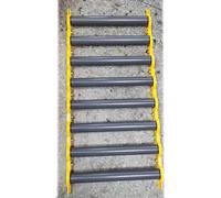 Genérico Mesa transportadora de Rodillos Plegable - Rodillos de Gravedad de 2'' de diámetro para Trabajo Ligero, Ideales para almacenes y logística - Ideales para proyectos de Bricolaje y talleres de