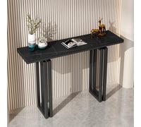 Genérico Mesas Consola con Almacenamiento, Escritorio para Pasillo, Mesa Auxiliar Estrecha, Mesa Consola, Mesa Auxiliar contemporánea con Almacenamiento, Mesa de Entrada Estrecha para Sala de Estar,