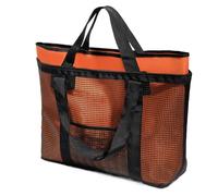Genérico Mesh Beach Bag, impermeable Travel Tote, 22.05x5.91x15.75 in Lightweight , Large Transpirable Design, Quick-Dry Storage Compartments for Pool Gym Vacation and Summer Swim Trips