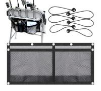 Genérico Mesh Boat Bag with Elastic Ring Quick-Dry Large Capacity Storage Net Pocket For Fishing Boats Yachts Campers RVs SUVs Travel Road Trips Camping Outdoor Gear Organization
