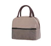 Genérico Mesh Pocket Lunch Bag, 23x16x20cm, Insulated Storage Tote, Fashion Food Container, Working, Picnics, Camping, Office, School, Traveling