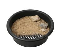 Genérico Mesh Screen Sifter Pan, Prospecting Pellet Sieve, Stackable Soil Dirt Rock Sifting Tool For Gardening and Gold Prospecting, Rust Resistant Garden Screen For Compost Potted Plants Outdoor Use