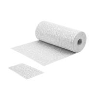 Genérico Mesh Wall Patch Self-Adhesive Cut to Fit Filler Roll Sticker | Mesh Tape for Drywall Repair for Plaster Home Ceiling Surfaces Hole Crack Joint Door Bathtub Fiberglass Damaged