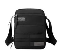 Genérico Messenger Bag, Business Bag, Waterproof Wear-Resistant Multi Pocket Casual Men Purse with Adjustable Shoulder Strap for Travel, Work, Commuting, Daily Use, Black, 1 Piece