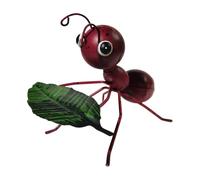 Genérico Metal Ants, Garden Decor, 3,74 x 3,15 x 5,31 in Versitile Leaf-Lifting Figurines, Portable Sculpture, Whimsical Design for Yard, Lawn, Balcony, Living Room, Or Bedroom Display