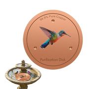 Genérico Metal Bird Bath Disc - Water Cleaner Plate - Bird Bath Disk with Triple-Point Support | for Outdoor Garden Patio Lawn Yard Farm Fountain