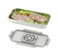 Genérico Metal Bread Box - Airtight Stainless Steel Storage Container | Portable Kitchen Loaf Keeper Secure Lid Freshness Protection Food Organization for Sandwich, Toast, Bagel, Dough, Storage