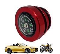 Genérico Metal Compass-Type Lighter Cover - Universal Dust Cap for Car Motorcycle | 12V Outlet Protector with Compass Design | Heavy-Duty Car Accessory, Rustproof