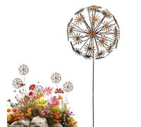 Genérico Metal Flower Garden | Stakes Iron Weatherproof Rustic
