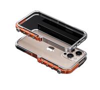 Genérico Metal Frame Phone Case for iPhone 15 Pro MAX 15Plus Anti Drop and Aluminum Alloy Frame Phone Case(Plata,15)