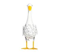 Genérico Metal Goose Garden Statue, Solar Outdoor Yard Decoration