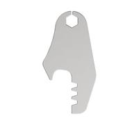 Genérico Metal Keychains - Portable Heavy Duty | Pocket Beer Bottle Opener Keychain For Daily | Camping Picnic Travel Hiking Fishing Office Wallet Handbag Backpack Adults Men Dad, 3.7 X 1.95 X 0.4cm/