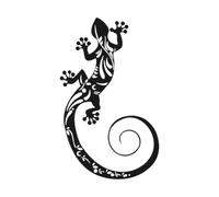 Genérico Metal Lizard Wall | Gecko Sculpture | Metal Gecko Wall Art Lizard Hangable Sculpture Decoration for Garden Fence Home