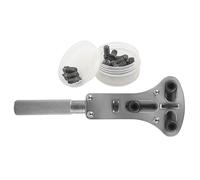 Genérico Metal Remove Watch Back, Portable Watch Back Removal Tools, Lightweight Screw, Case Opener, 5,55 Inches Adjustable Tool for Safely Opening Backs and Performing Repairs