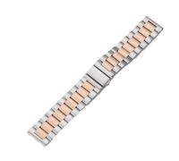 Genérico Metal Strap For Watch 5 Active Band 20mm 22mm Stainless Steel For Watch 5 Lite Watch S4 Watchbands(Silver Rose 13,22mm watch band)