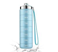 Genérico Metal Weekly Pill Organizer - 7-Days Tablet Compartments Storage | Waterproof Pill Case | Aluminum Medication Reminder Container For Women Men Adults and Seniors
