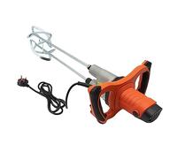 Genérico Mezcladora De Cemento Eléctrica, De Mezcla De Dos Velocidades De 1800 W, Diseño Portátil De Mano, Herramienta para Mezclar Pintura De Concreto