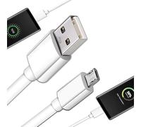 Genérico Míćro USB Charging Cable - 3A Fast Charging Data Cable | Chargingcabļe 1m USBCable for Āndroid Devices | Durable TPE High Speed Charger SyncCable for Phones Tablets Type