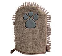 Genérico Microfiber Dog Towel,Paw Pattern Absorbent Drying Mitts - Pet Grooming Towel - for Kennel Shelter Outdoor Travel Beach Park Home Groom Salon Pet Store