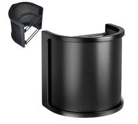 Genérico Micrófono Aislamiento Shield, Micrófonos Windscreen, Handheld Mic Shield for Streaming, Performance, Home Studio, Podcasting, Karaoke, Music Use, 3,15 x 3,15 pulgadas
