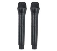 Genérico Micrófono de Juguete Negro, Micrófono de Juego para, Juguetes de Micrófono, Falso Accesorios de Micrófonos de Noticias, Conjunto de Micrófonos Karaoke para, Falsos Micrófonos realistas,
