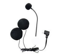 Genérico Micrófono para Casco | Micrófono para Moto,Auriculares Impermeables con Conector Tipo-C Y Reducción De Ruido para Streaming Y Estudio De Vídeo