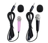 Genérico Micrófono Pequeño para Karaoke Portátil con Sencillo, Conexión