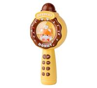 Genérico Microphone for Kids, Sing Toys, Portable Wireless Cute Design Karaoke Fun Recording Feature Compact Size, Microphone Toy for Entertainment, 3.94x2.91x8.66inches