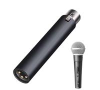 Genérico Microphone Preamp Booster, Compact Dynamic Gain Vocal Amplifier, 3.98x0.75x0.75 Inches Low Noise Activator with 48V Phantom Powers, Active Booster for Studio Recording
