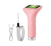 Genérico Microscopio Portátil, Juguete Científico 1000X | Lupa de Bolsillo para Exterior | Para Jóvenes Aprendices y Exploradores Actividades Educativas en Familia y Vacaciones, rosa, Se référer au