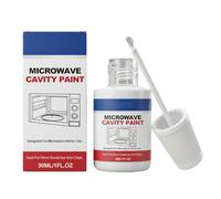 Genérico Microwave Cavity Paint for Inside, 30ml Heatproof Appliance Repair Microwave Paint Interior Cavity White for Scratches & Chips