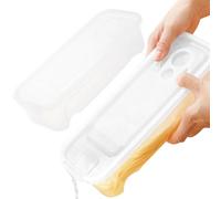 Genérico Microwave Pasta Cooker - 2-Piece Safe Food Containers,Microwave Spaghetti Cooker With Strainer - 11.42x4.33x2.76 InchesKitchen Cooking Storage Egg Fruit Vegetable Noodle Fridge Restaurant