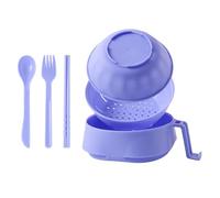 Genérico Microwave Ramen Bowl with Strainer, 2026 New Ramen Cooker Ramens Bowl Set, Easy to Cook and Serve, Dishwasher Safe Cooker, for Dorm & Apartment (Purple)